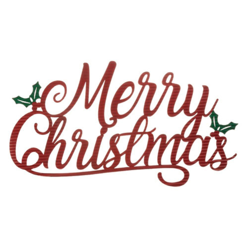 RAZ Imports Merry Christmas Cut Out Wall Art - 91cm RAZ Imports Merry Christmas Cut Out Wall Art - 91cm