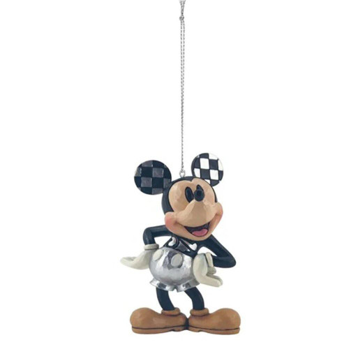 Jim Shore 100 Years Of Mickey Mouse Ornament - 9cm   Jim Shore 100 Years Of Mickey Mouse Ornament - 9cm