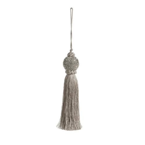 RAZ Imports Silver Tassel Hanging Ornament - 20cm RAZ Imports Silver Tassel Hanging Ornament - 20cm