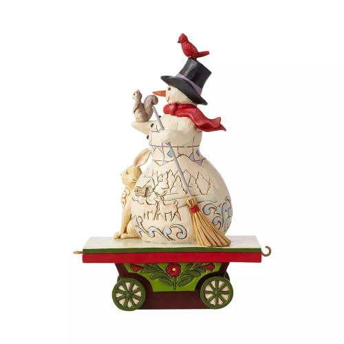 Jim Shore Snowman on Train Car - 17cm Jim Shore Snowman on Train Car - 17cm