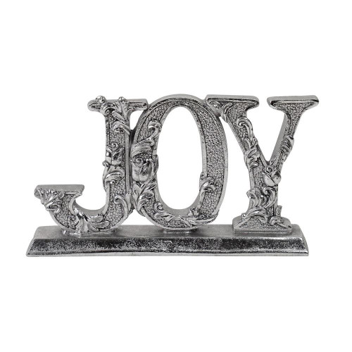 Christmas Elves Antique Silver Joy - 25cm Christmas Elves Antique Silver Joy - 25cm