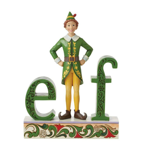 Elf the Movie Jim Shore Buddy Elf Letter "L" - 22cm Elf the Movie Jim Shore Buddy Elf Letter "L" - 22cm