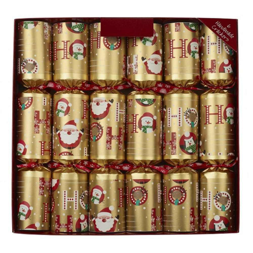 Christmas Elves Ho Ho Ho Racing Santa (Pack of 6) - 33cm Christmas Elves Ho Ho Ho Racing Santa (Pack of 6) - 33cm