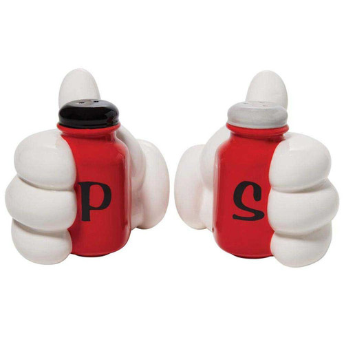 Disney Christmas Decorations Mickey Hands Salt and Pepper Set - 9cm Disney Christmas Decorations Mickey Hands Salt and Pepper Set - 9cm