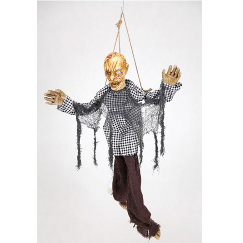 Witches of Halloween Animated Hanging Zombie - 80cm Witches of Halloween Animated Hanging Zombie - 80cm