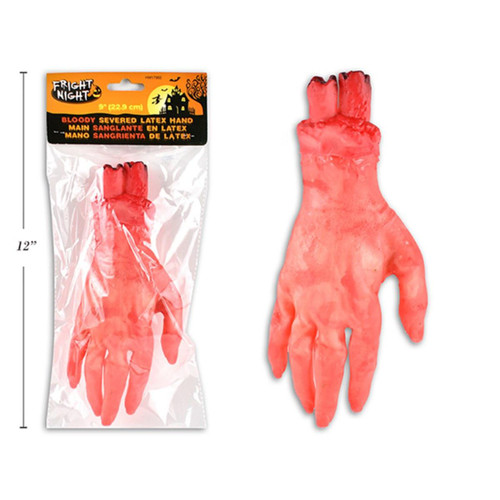 Witches of Halloween Bloody Severed Hand (2 Styles) - 22cm Witches of Halloween Bloody Severed Hand (2 Styles) - 22cm