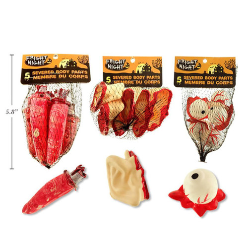 Witches of Halloween Bloody Severed Parts Pack of 5 (3 Styles) - 14.7cm Witches of Halloween Bloody Severed Parts Pack of 5 (3 Styles) - 14.7cm