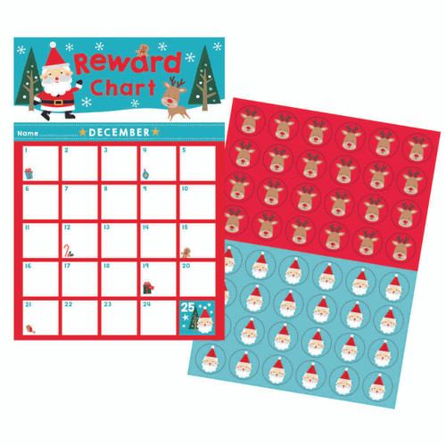 Christmas Elves Christmas Reward Chart - 30cm Christmas Elves Christmas Reward Chart - 30cm