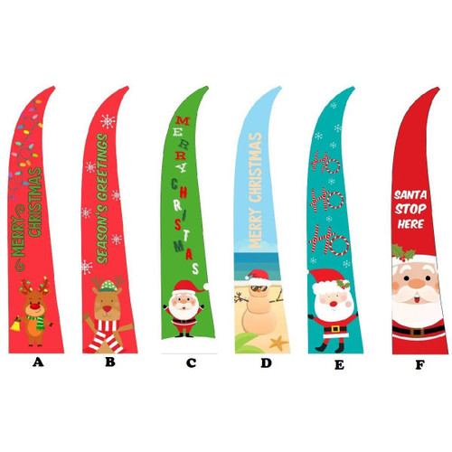 Christmas Elves Christmas Printed Garden Flag (1 Style) - 220cm 