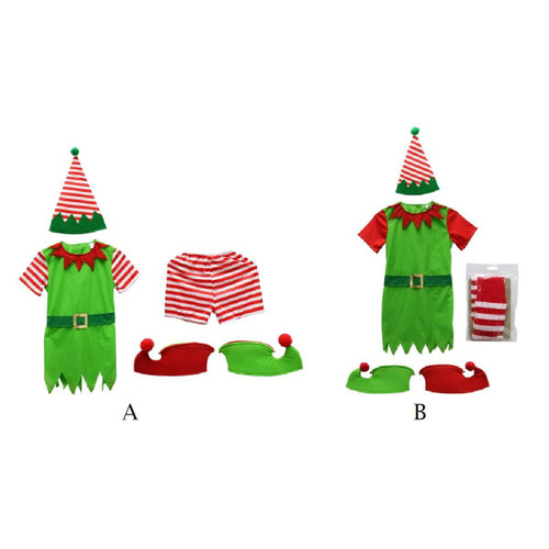 Christmas Elves Summer Elf Childs Costume (2 Styles) Christmas Elves Summer Elf Childs Costume (2 Styles)