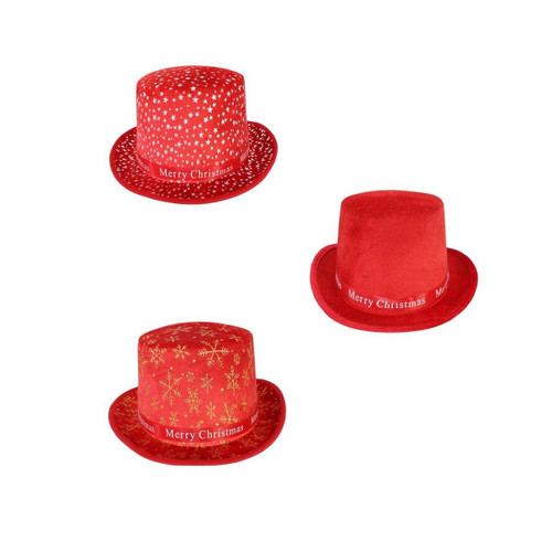 Christmas Elves Red Velvet Christmas Bowler Hat (3 Styles) Christmas Elves Red Velvet Christmas Bowler Hat (3 Styles)