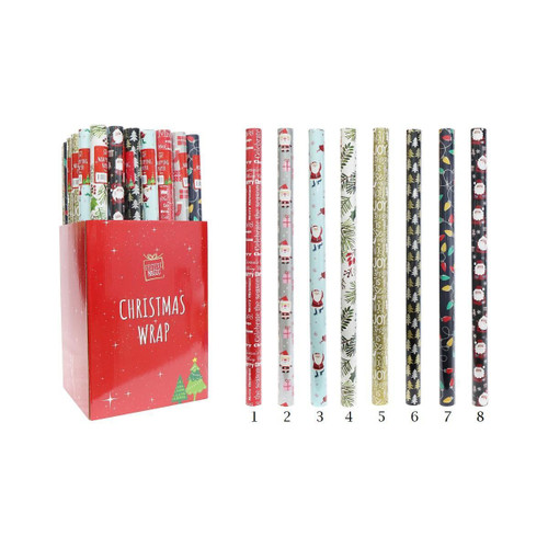 Christmas Elves Festive Printed Wrapping Paper (8 Styles) - 5m WRONG PICTURE Christmas Elves Festive Printed Wrapping Paper (8 Styles) - 5m WRONG PICTURE