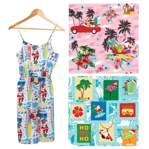 Christmas Elves Hawaiian Christmas Dress Ladies (2 Styles) Christmas Elves Hawaiian Christmas Dress Ladies (2 Styles)