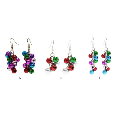 Christmas Elves Jingle Bells Earrings (3 Styles) Christmas Elves Jingle Bells Earrings (3 Styles)
