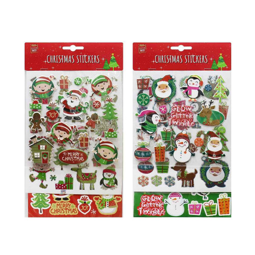 Christmas Elves Laser Characters Stickers (3 Sheets, 2 Styles) Christmas Elves Laser Characters Stickers (3 Sheets, 2 Styles)