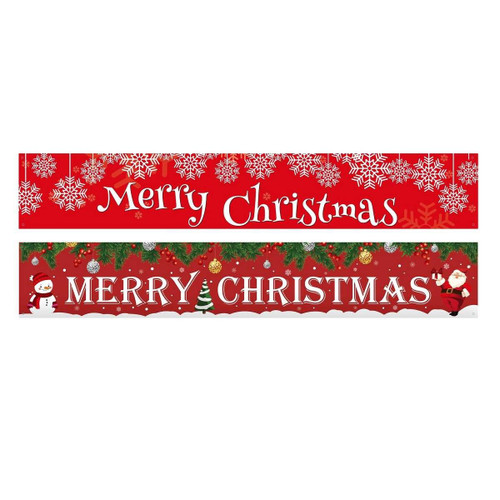 Christmas Elves Merry Christmas Yard Banner (2 Styles) - 3m Christmas Elves Merry Christmas Yard Banner (2 Styles) - 3m