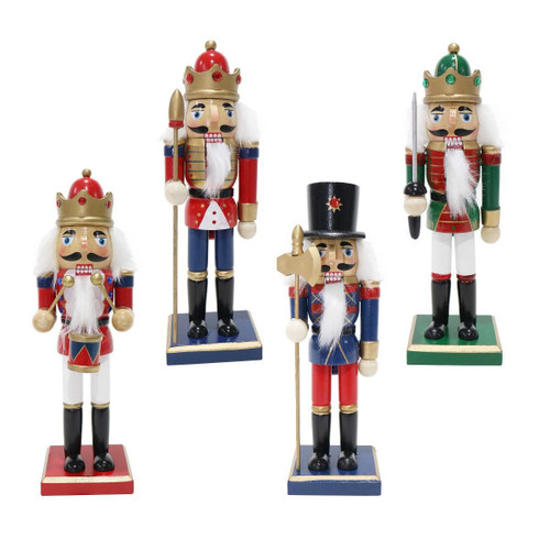 Christmas Elves Nutcracker Table Decoration (4 Styles) - 25cm  Christmas Elves Nutcracker Table Decoration (4 Styles) - 25cm
