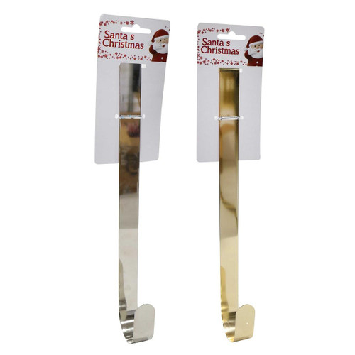 Christmas Elves Metallic Wreath Hanger (2 Styles) - 32cm Christmas Elves Metallic Wreath Hanger (2 Styles) - 32cm