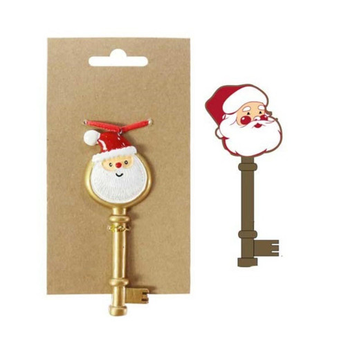 Christmas Elves Santa Magic Key with Ribbon - 11cm Christmas Elves Santa Magic Key with Ribbon - 11cm