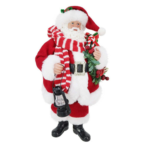 Christmas Elves Santa Claus with Scarf - 26cm Christmas Elves Santa Claus with Scarf - 26cm