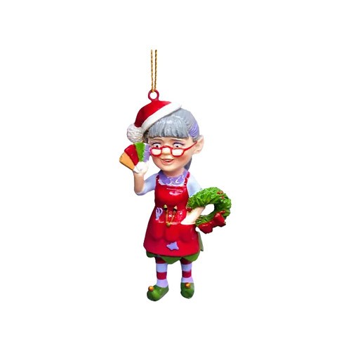 Elf Series Decorator Elf – The Artistic Spirit of Christmas Ornament - 8cm Elf Series Decorator Elf – The Artistic Spirit of Christmas Ornament - 8cm