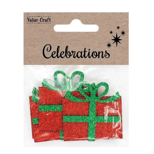 Christmas Elves Christmas Glitter Presents Felt Shapes (Pack of 4) Christmas Elves Christmas Glitter Presents Felt Shapes (Pack of 4)
