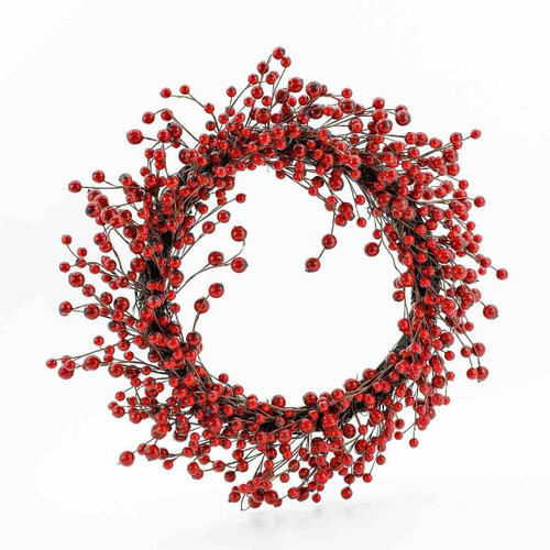 Christmas Elves Red Berry Wreath - 40cm Christmas Elves Red Berry Wreath - 40cm