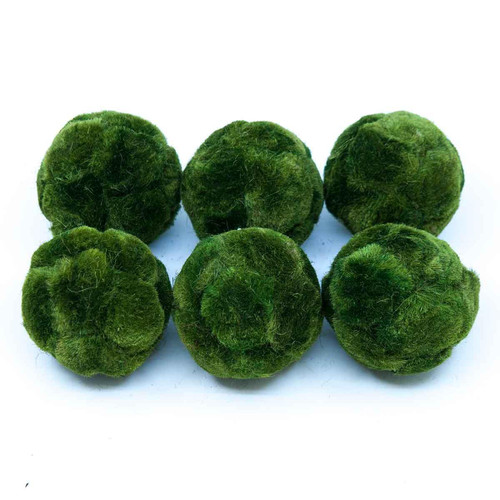 Christmas Elves Green Moss Ball (Pack of 6) - 8cm Christmas Elves Green Moss Ball (Pack of 6) - 8cm