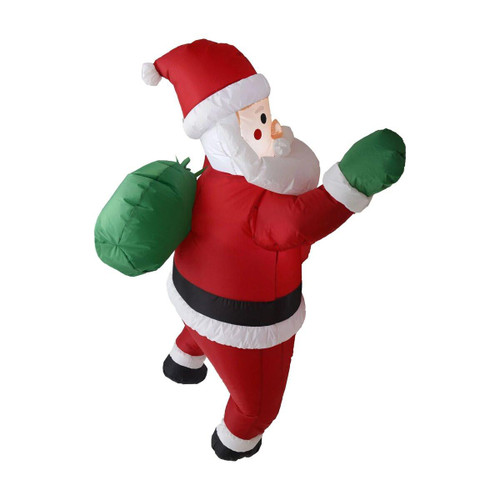 Christmas Elves Inflatable Hanging Santa - 165cm Christmas Elves Inflatable Hanging Santa - 165cm