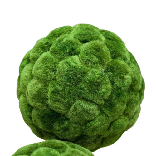 Natural Green Decorative Moss Sphere Natural Green Decorative Moss Sphere