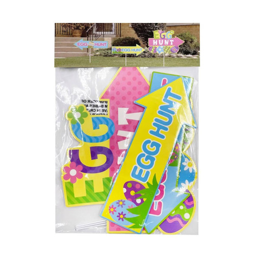 Easter Town Easter Yard Sign (Pack of 3) - 34cm Easter Town Easter Yard Sign (Pack of 3) - 34cm
