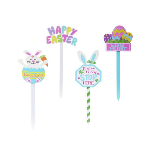Easter Town Easter Stop Stake (4 Designs) - 70cm Easter Town Easter Stop Stake (4 Designs) - 70cm