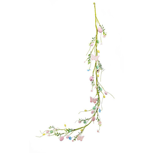 Easter Town Easter Egg and Butterfly Pastel Garland - 120cm Easter Town Easter Egg and Butterfly Pastel Garland - 120cm