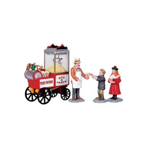 Lemax Christmas Shop Lemax Popcorn Seller (Set of 4) Lemax Christmas Shop Lemax Popcorn Seller (Set of 4)