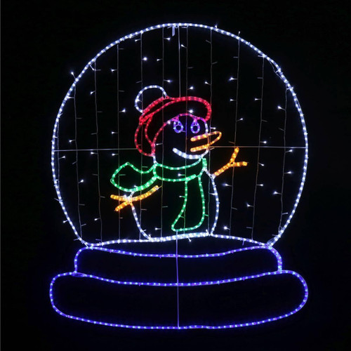 Christmas Elves LED Ropelight Snowman Snowglobe Twinkle - 150cm Christmas Elves LED Ropelight Snowman Snowglobe Twinkle - 150cm