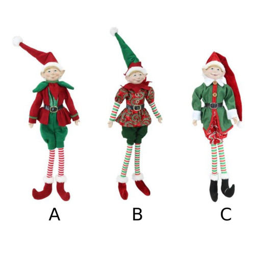 Christmas Elves Cheeky  Elf Doll Poseable (3 Styles) - 55cm 