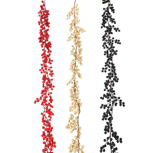 Christmas Elves Berry Garland (3 Colours) - 180cm Christmas Elves Berry Garland (3 Colours) - 180cm