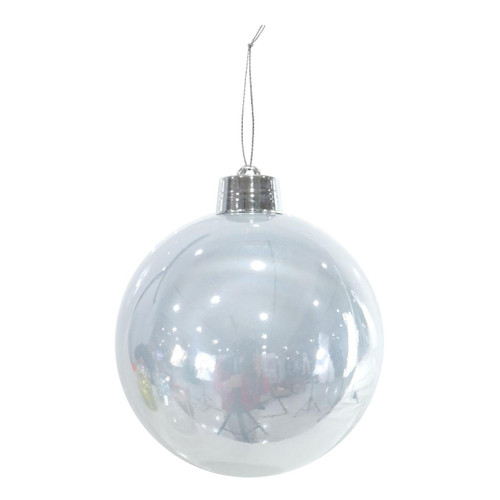 Christmas Elves Silver Deluxe Pearl Bauble - 200mm Christmas Elves Silver Deluxe Pearl Bauble - 200mm