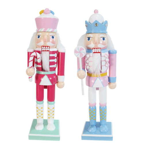 Christmas Elves Nutcracker Pastel Candy (2 Styles) - 30cm Christmas Elves Nutcracker Pastel Candy (2 Styles) - 30cm