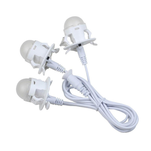 Lemax Christmas Shop Lemax White LED Light String, Type-L To 3 Moonlander Bulb Lemax Christmas Shop Lemax White LED Light String, Type-L To 3 Moonlander Bulb