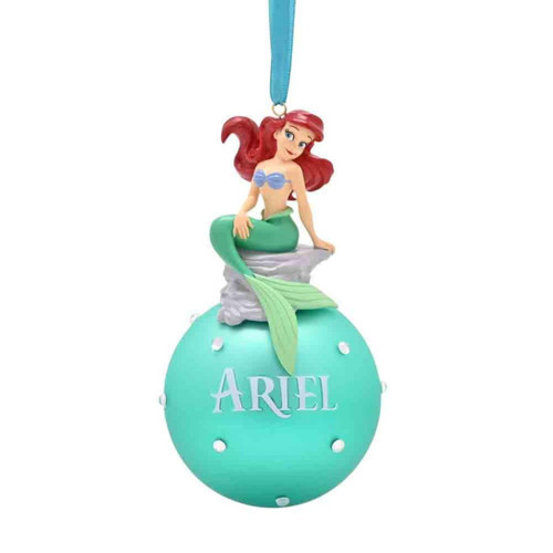 Disney Christmas Decorations Disney Christmas Ariel on Glass Bauble - 18.5cm Disney Christmas Decorations Disney Christmas Ariel on Glass Bauble - 18.5cm