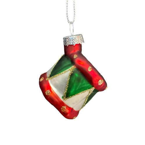 RAZ Imports Christmas Drum Glass Ornament - 5cm RAZ Imports Christmas Drum Glass Ornament - 5cm
