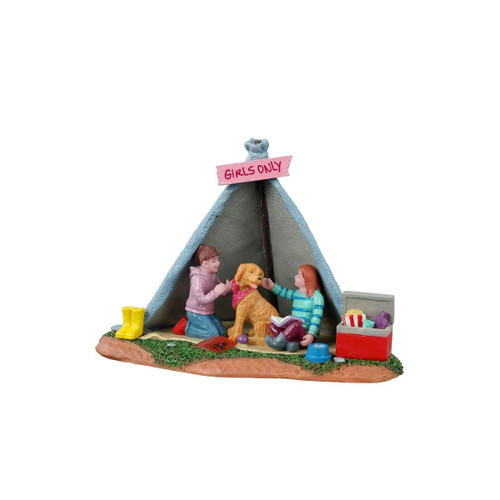 Lemax Christmas Shop Lemax Girls Backyard Camping Lemax Christmas Shop Lemax Girls Backyard Camping