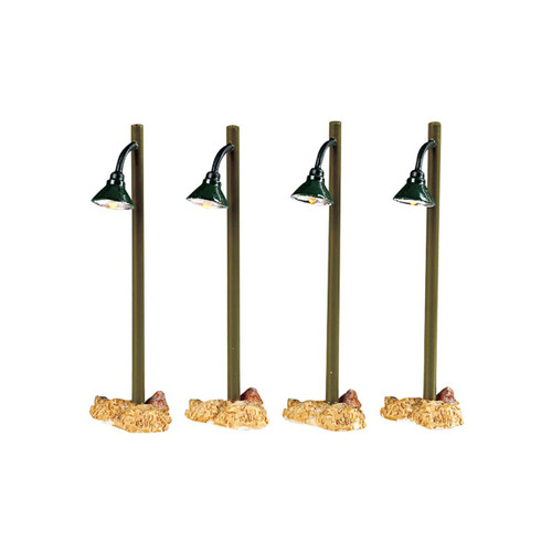 Lemax Christmas Shop Lemax Rustic Street Lamp (Set of 4) Lemax Christmas Shop Lemax Rustic Street Lamp (Set of 4)