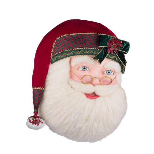 Katherines Collection Santa Wall Mask - 56cm Katherines Collection Santa Wall Mask - 56cm