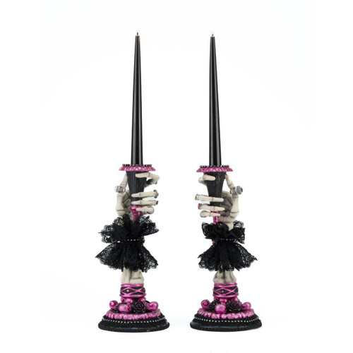 Katherines Collection Skeleton Candle Sticks (2 Styles) - 53cm Katherines Collection Skeleton Candle Sticks (2 Styles) - 53cm