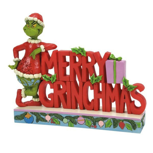 Jim Shore Dr Seuss Merry Grinchmas Figurine - 18cm Jim Shore Dr Seuss Merry Grinchmas Figurine - 18cm