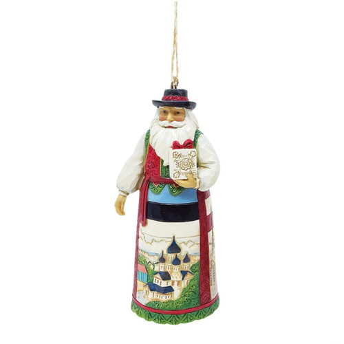Jim Shore Baltic Santa Ornament - 11cm Jim Shore Baltic Santa Ornament - 11cm