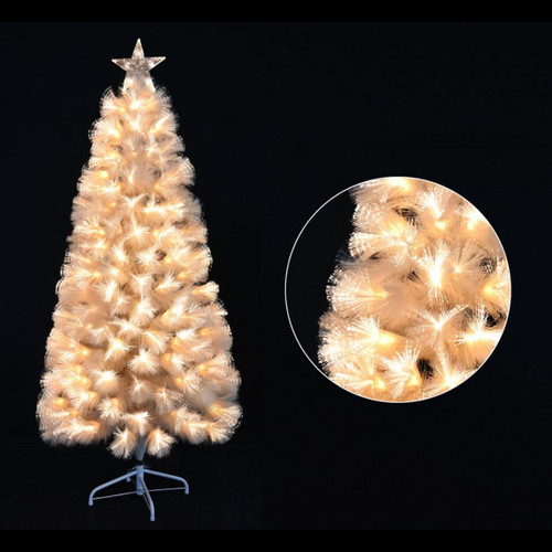 Warm White Fibre Optic Christmas Tree LED