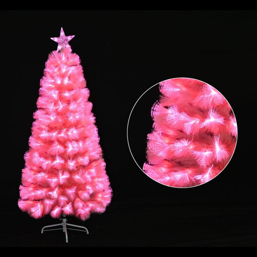 Pink Fibre Optic Christmas LED Pampas Tree Pink Fibre Optic Christmas LED Pampas Tree